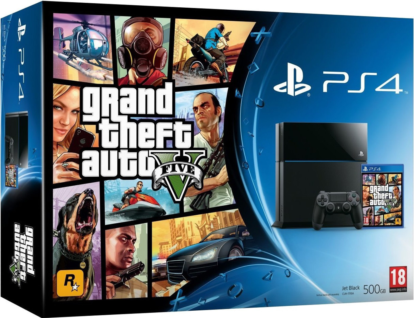Sony PlayStation 4 (PS4) 500 GB with GTA 5 Bundle Price in ...