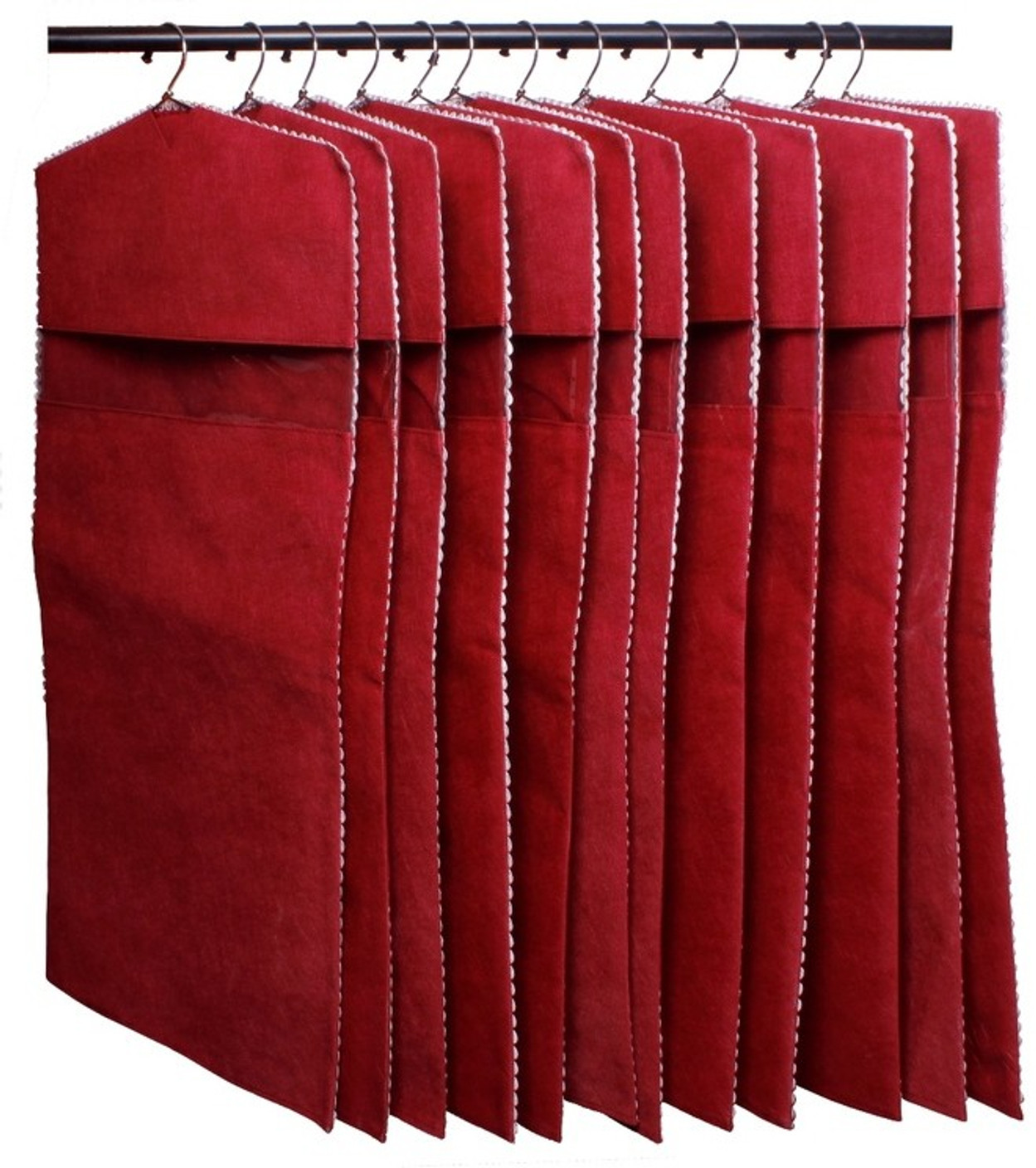 Arihant Designer Saree Hanger Covers (12 pcs) AC23_MARON Price in India