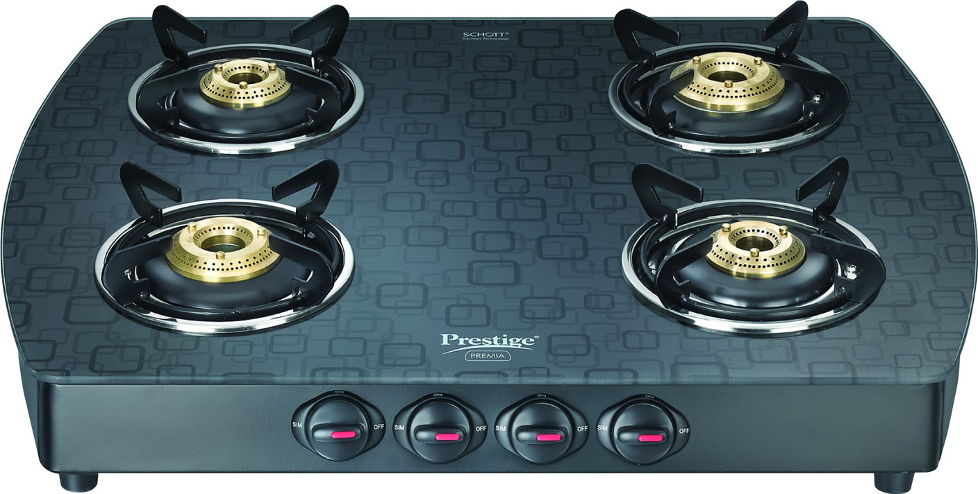 Prestige Schot Glass Stove Glass, Aluminium Manual Gas Stove Price in
