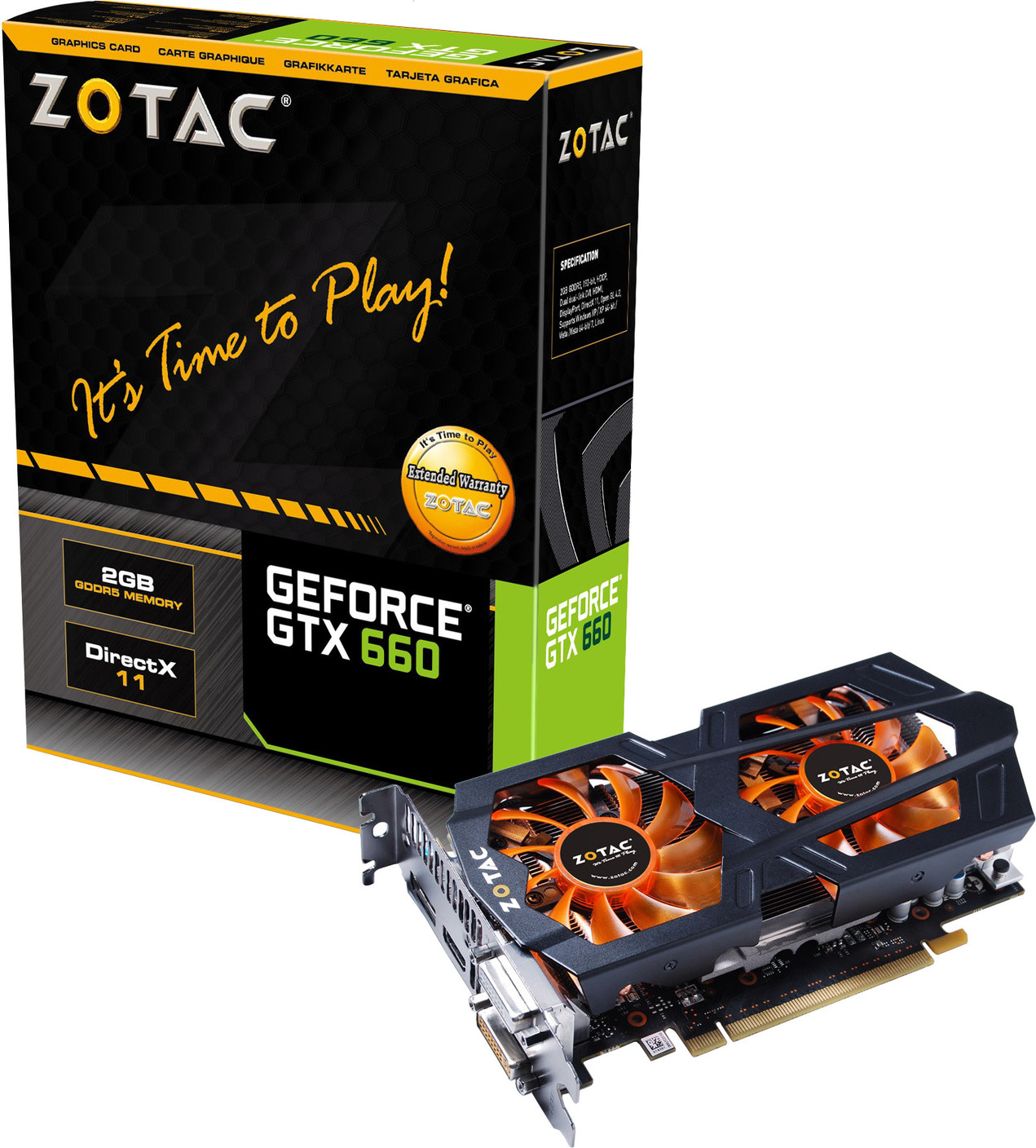 Zotac NVIDIA GTX660 192bit 2 GB DDR5 Graphics Card Zotac