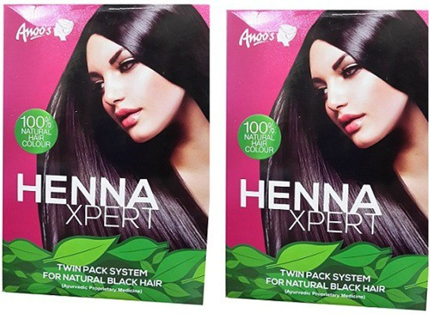 Anoos 100% Henna Xpert (Pack Of 2) Hair Color - Price in 