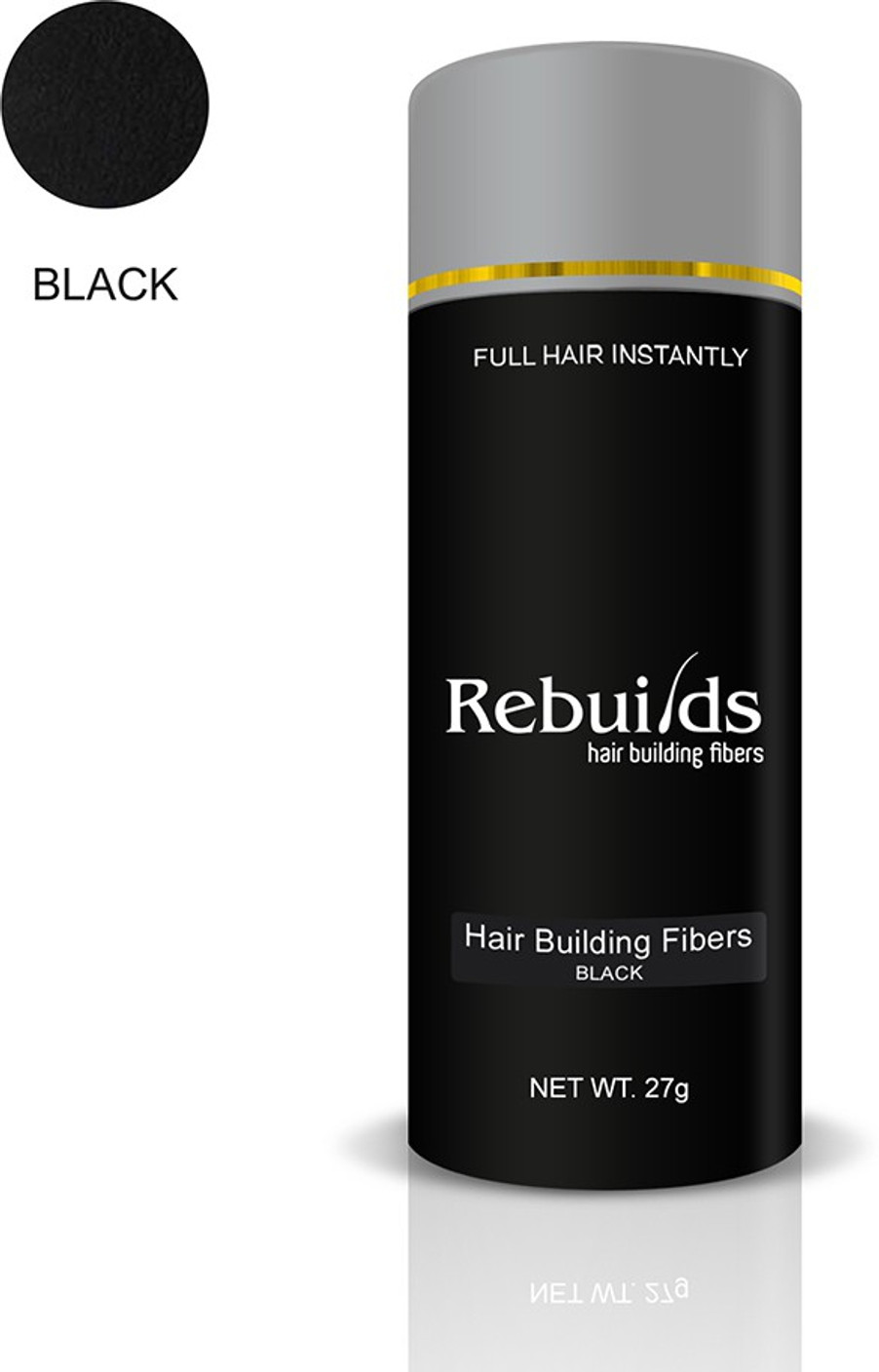 Rebuilds Hair Building Fiber Black Price in India, Buy Rebuilds