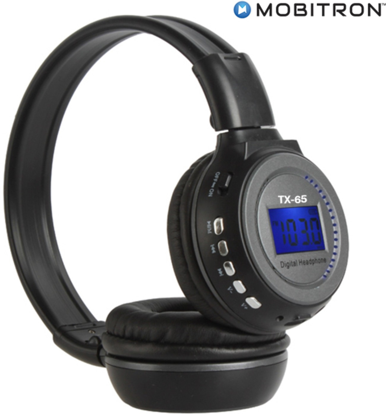 Mobitron Bluetooth Headphone TX65 Bluetooth Headset with ...