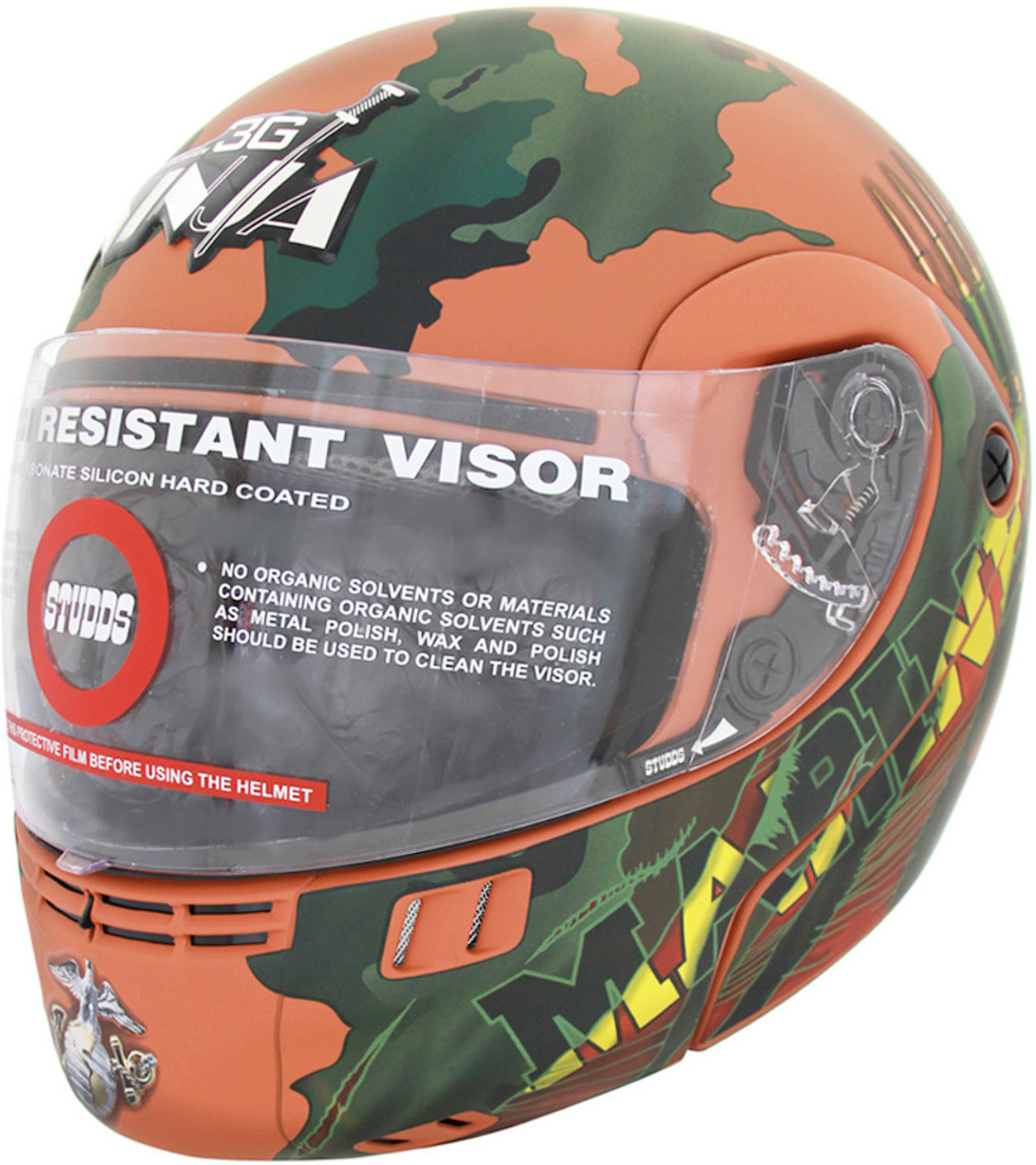 Studds Ninja 3G D2 Motorsports Helmet Buy Studds Ninja 3G D2