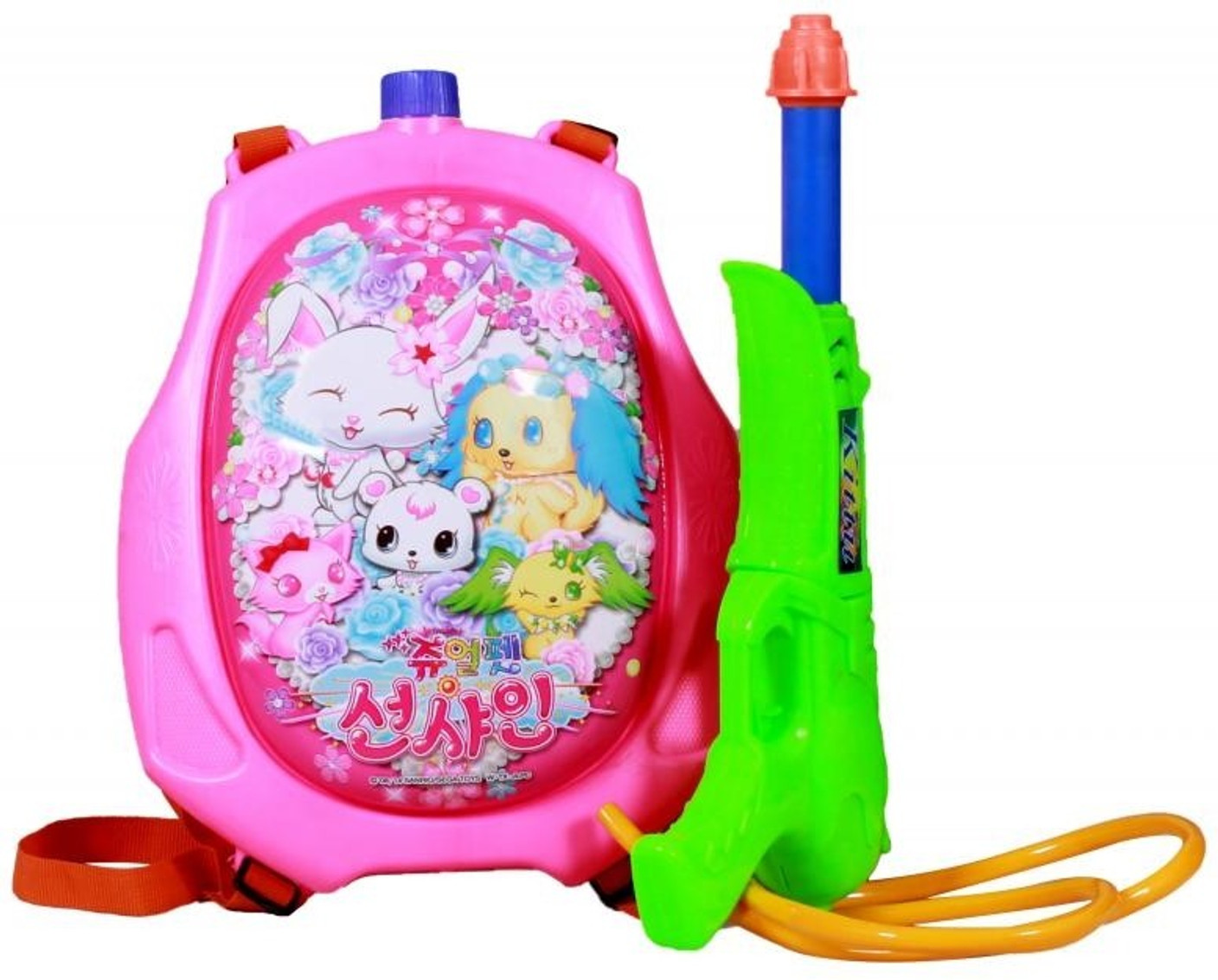 DealBindaas Water Gun Back Pack Tank Squirter Pink Water Gun Back