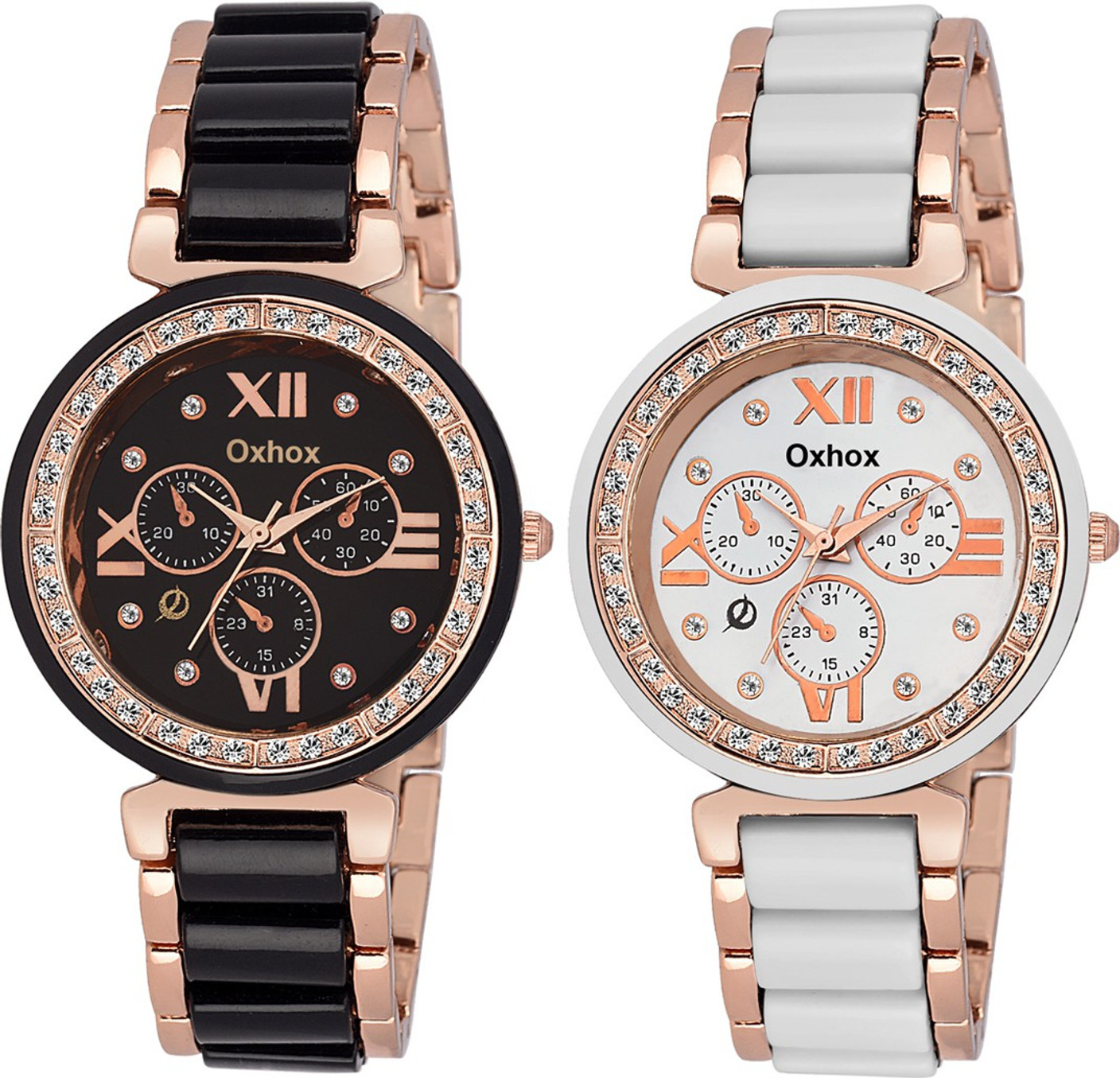 Oxhox Mac Chronograph Pattern Watch For Women Buy Oxhox Mac