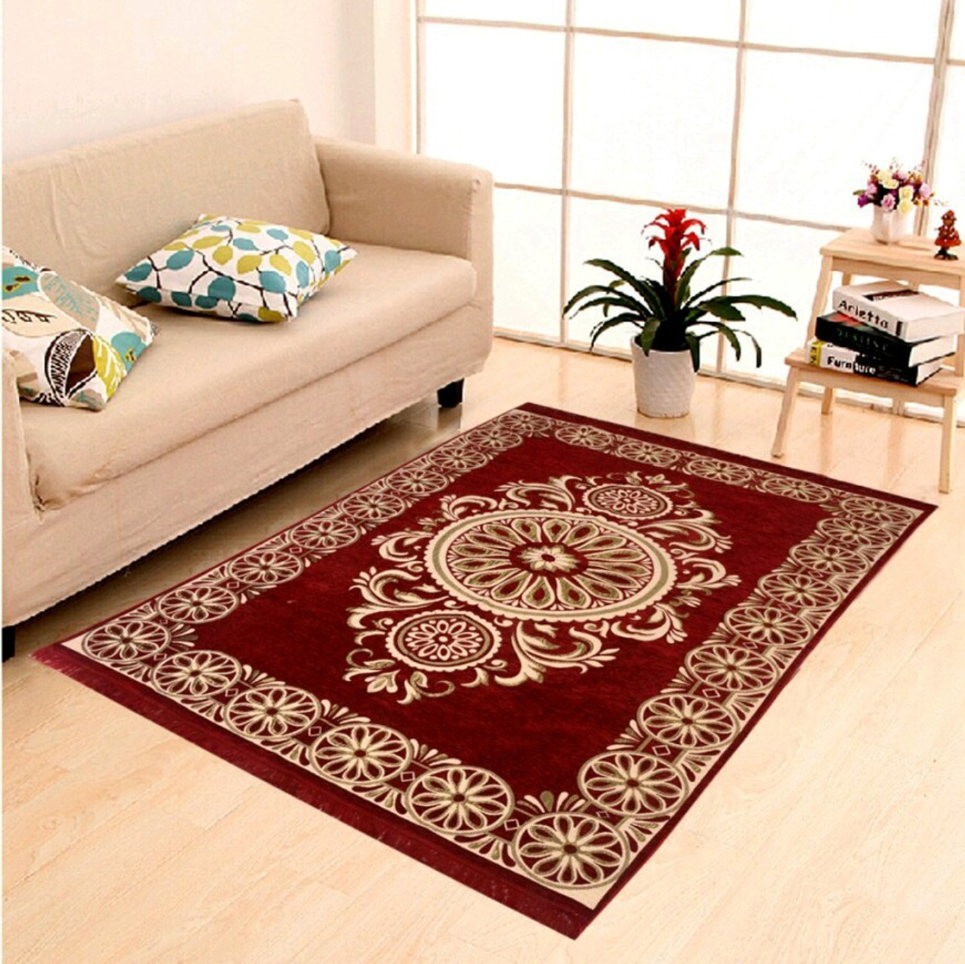 Classy Maroon Velvet Carpet Buy Classy Maroon Velvet Carpet Online at