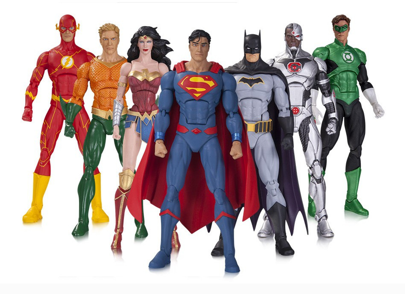 DC Collectibles DC Rebirth Justice League 7 Pack Action Figure DC