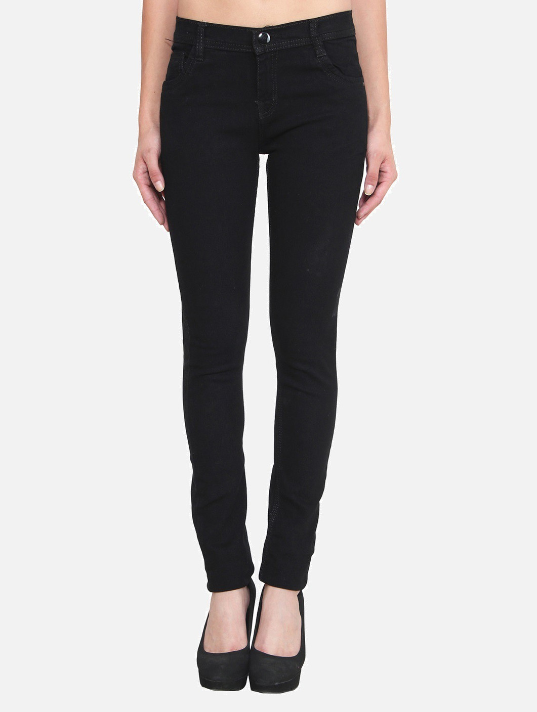 Crease & Clips Slim Women's Black Jeans Buy Crease & Clips Slim Women
