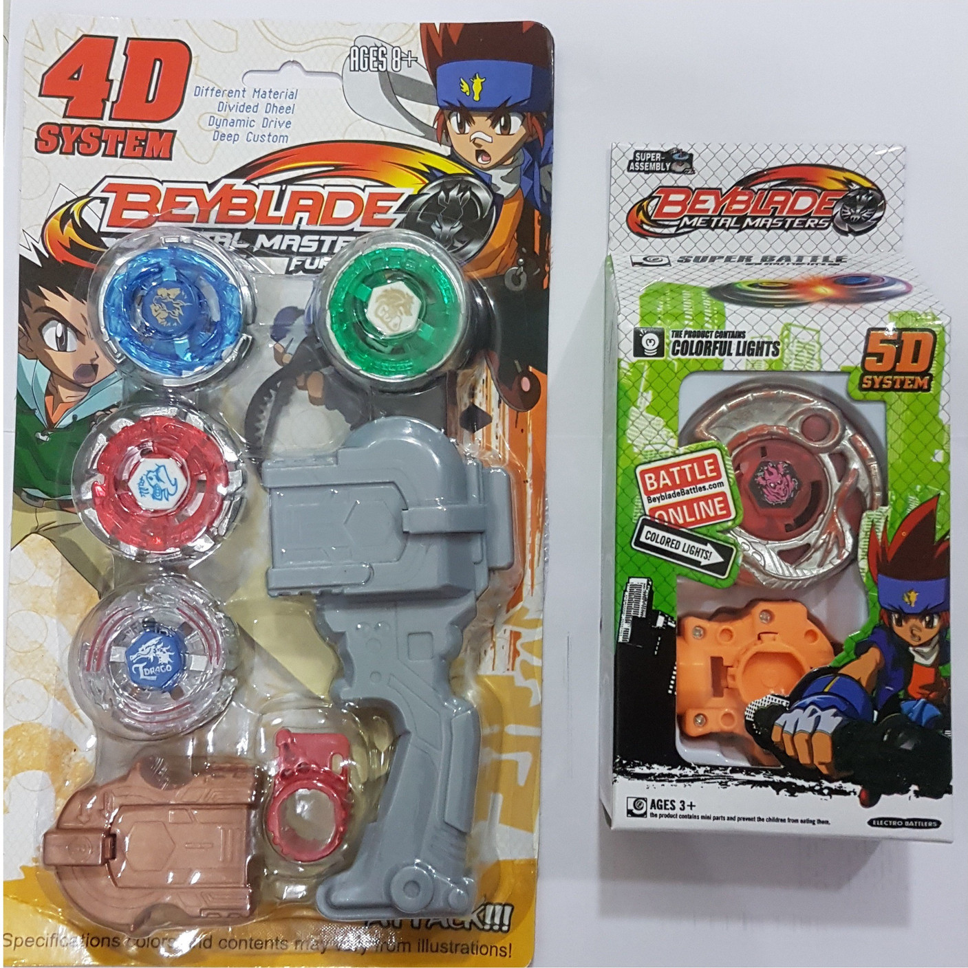 Beyblade Metal Masters Fury with Colorful Lights Combo Metal Masters