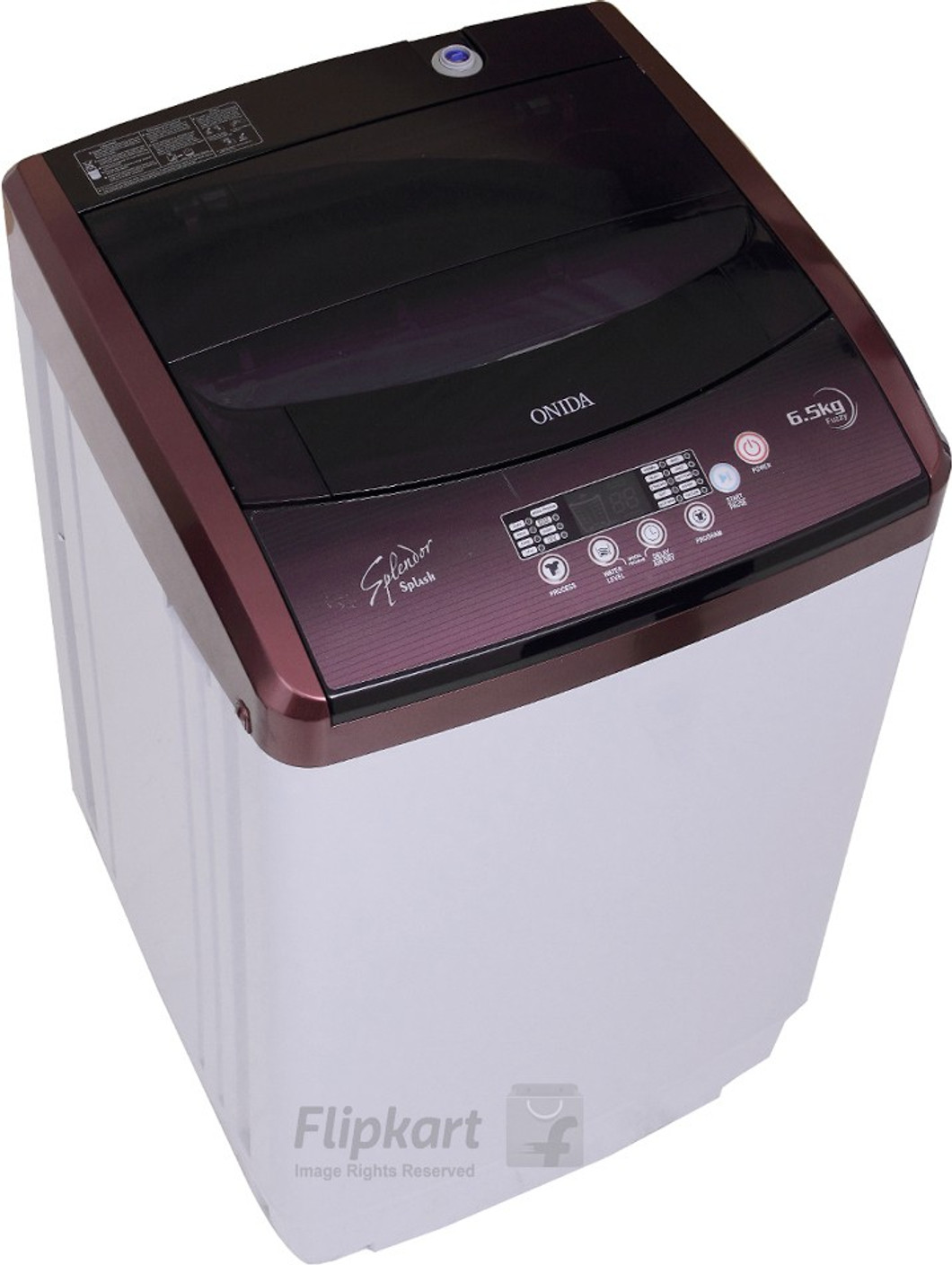 Onida 6.5 kg Fully Automatic Top Load Washing Machine Red Price in