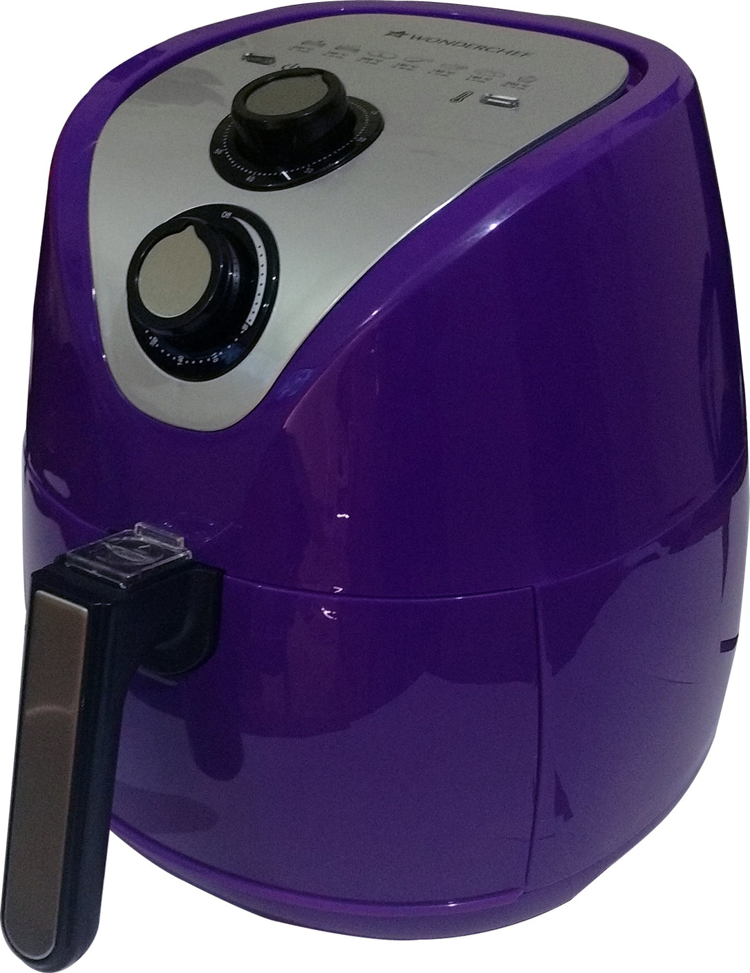 Wonderchef Prato Premium Air Fryer (2.5L), With Detachable Basket And Handle, 1500 Watt (Purple
