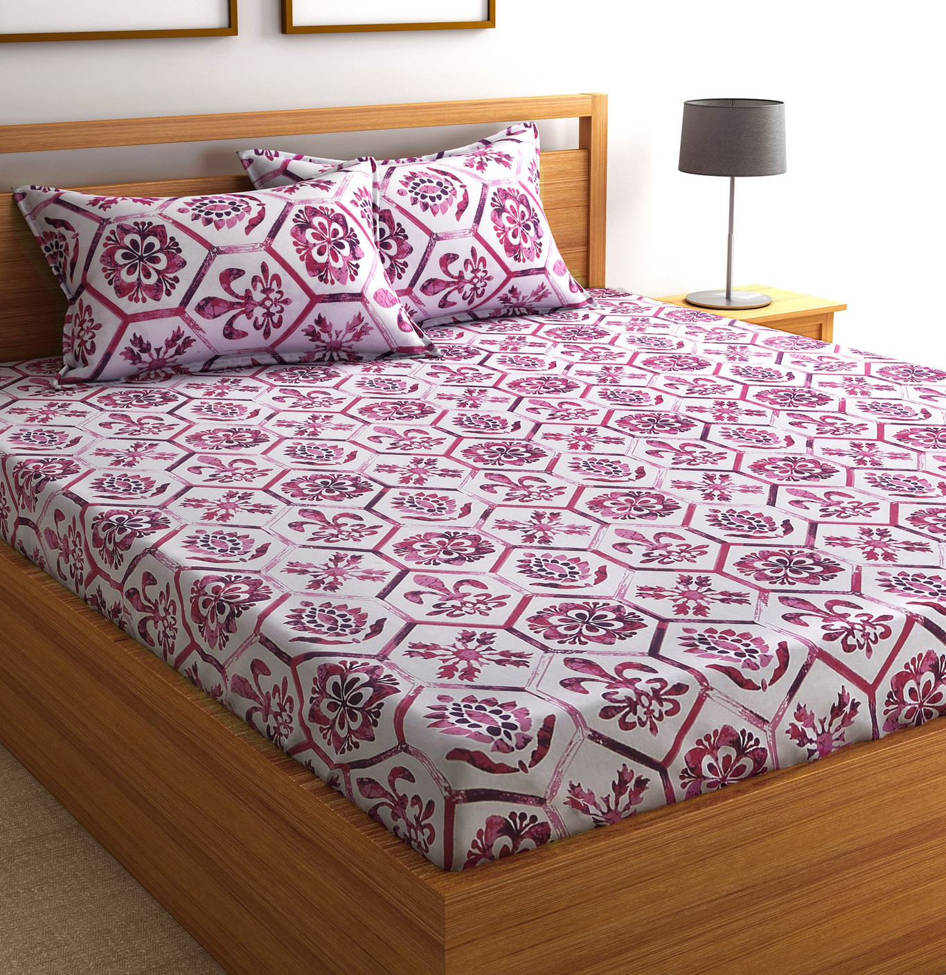 Flipkart SmartBuy Cotton Geometric Double Bedsheet Buy Flipkart