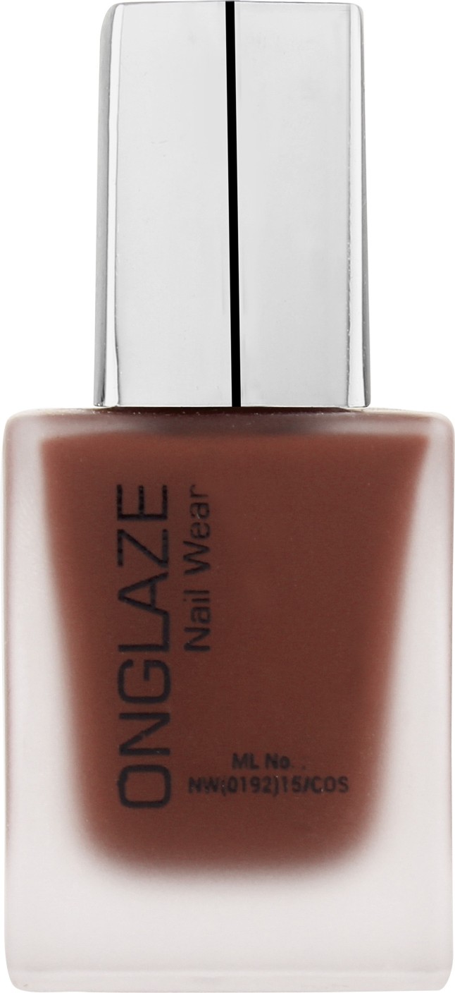 Onglaze Nail Polish Dark Maroon Matte