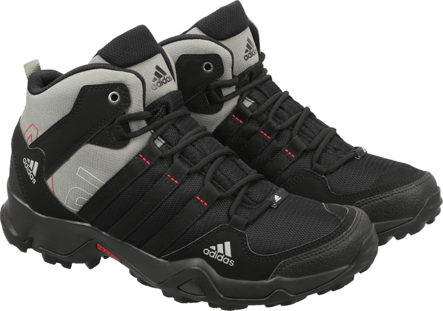 Adidas AX2 MID Outdoor Shoes For Men - Buy CBLACK/CBLACK/TRACAR/SCAR ...