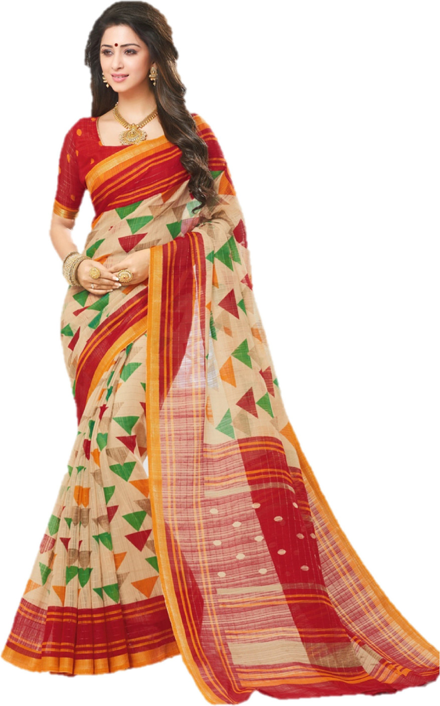 Buy Design Willa Printed Venkatagiri Silk Cotton Blend Multicolor