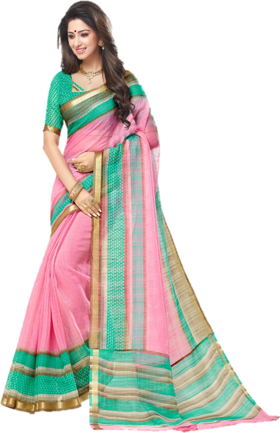 Buy Design Willa Printed Venkatagiri Silk Cotton Blend Multicolor