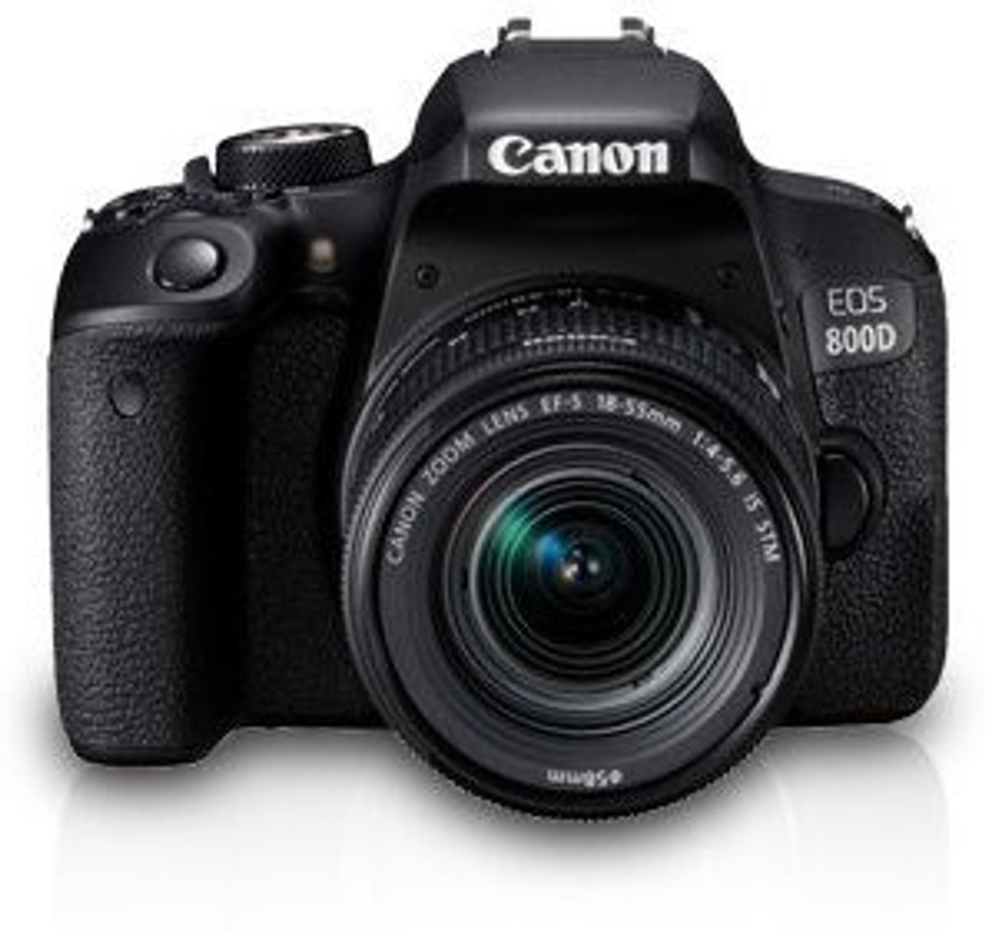 Canon EOS 800D DSLR Camera Body with Single Lens: EF S18-55 IS STM (16 GB SD Card + Camera Bag ...