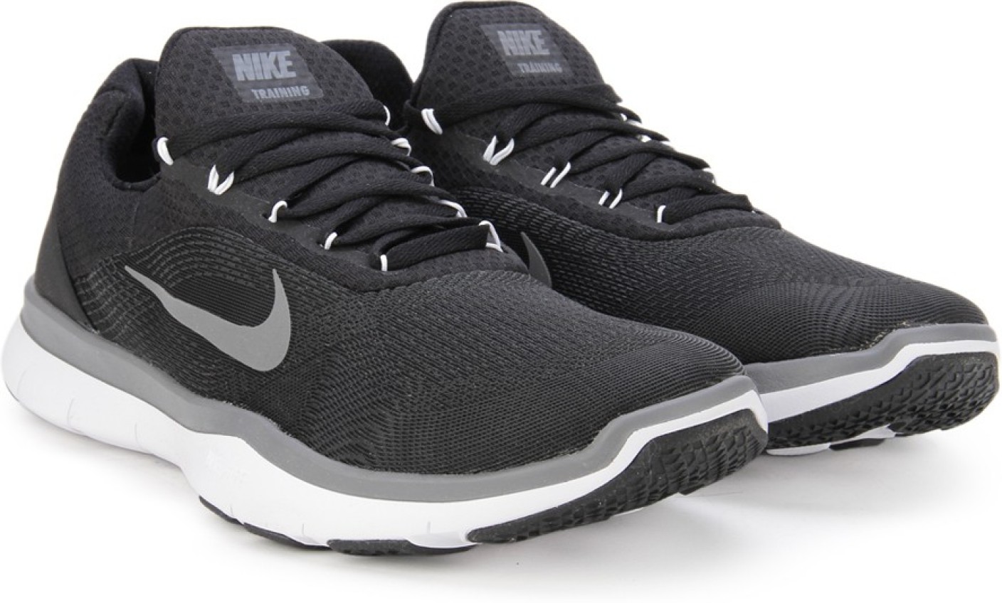 nike black shoes flipkart