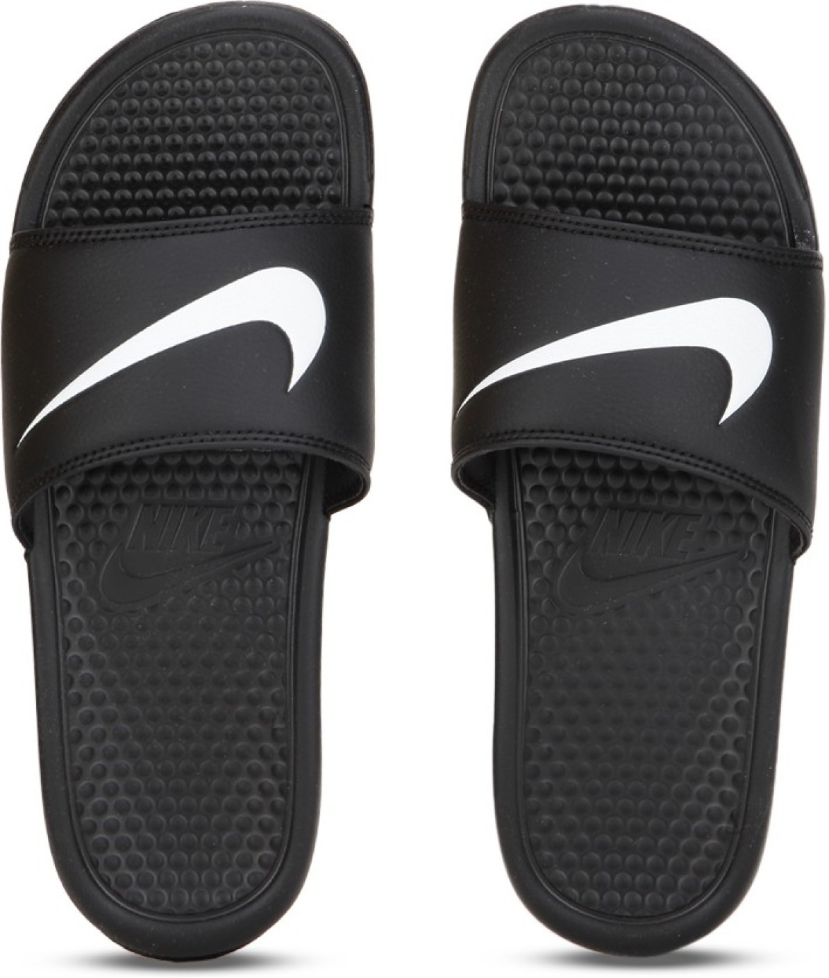  Nike  Benassi Swoosh Slides  Buy Black Color Nike  Benassi 