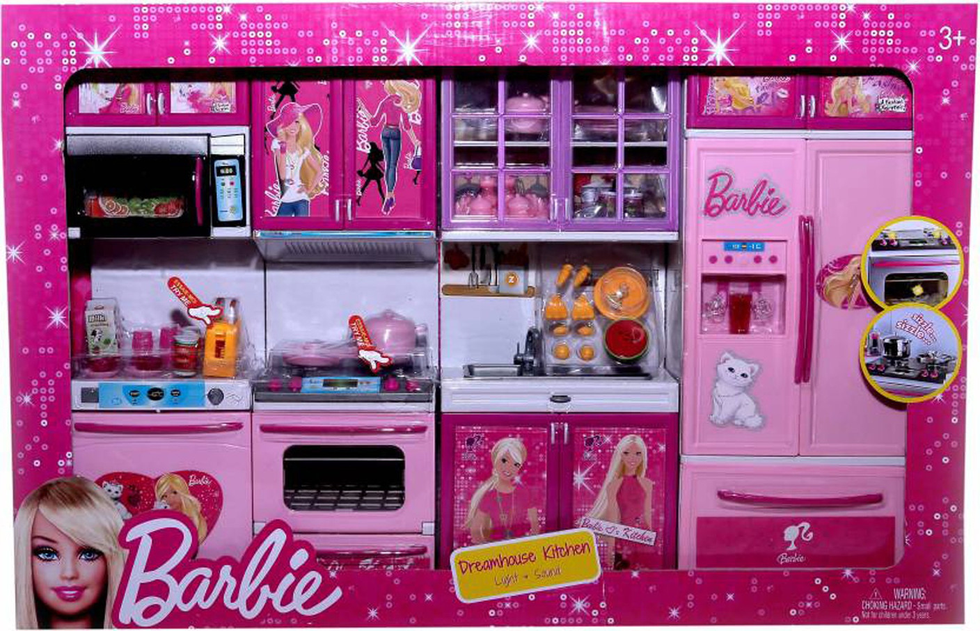 Techhark Dream House Kitchen  set  barbie  sticker battery 