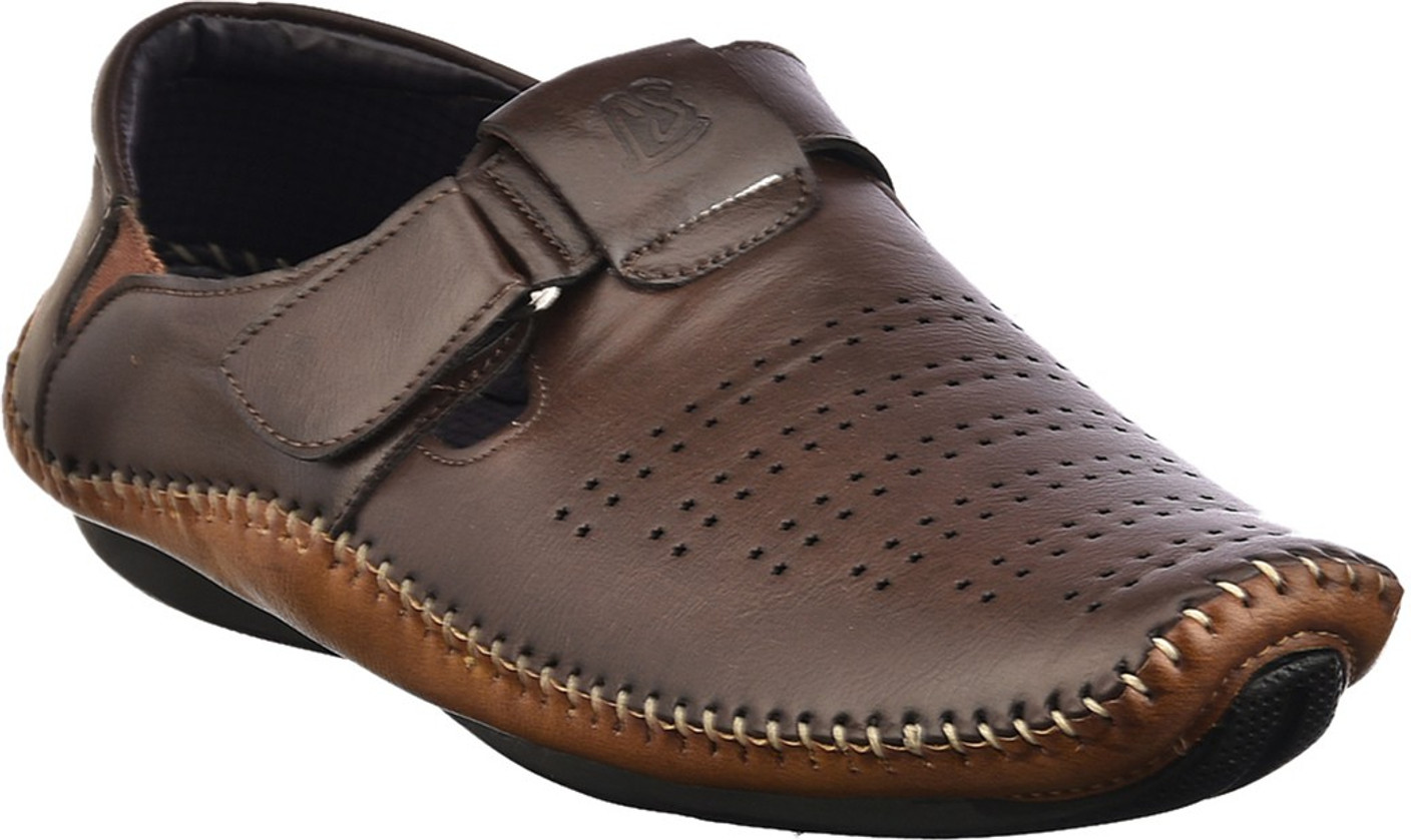 leather loafers flipkart