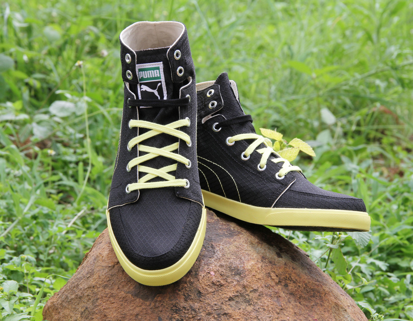Puma Drongos DP Sneakers For Men - Buy Puma Black-Limelight Color Puma Drongos DP Sneakers For