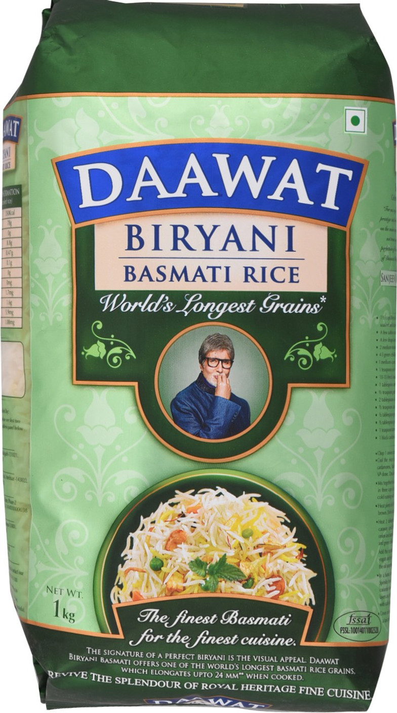 Daawat Biryani White Basmati Rice Price in India Buy Daawat Biryani