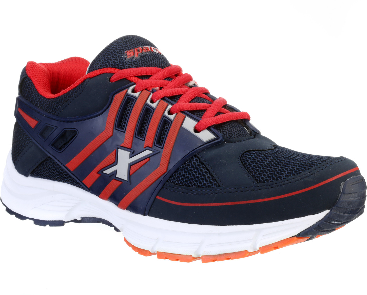 Sparx Running Shoes For Men - Buy Navy Red Color Sparx Running Shoes For Men Online at Best