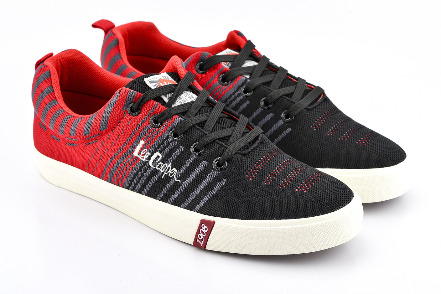 Lee Cooper Canvas Sneakers For Men - Buy Red Color Lee Cooper Canvas Sneakers For Men Online at 