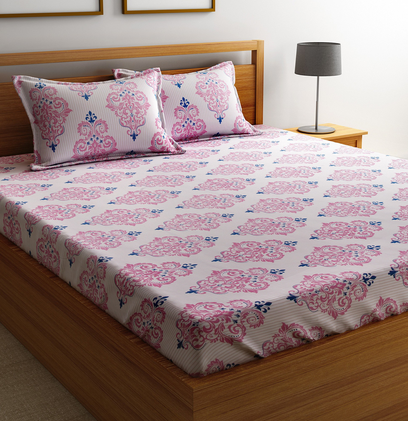 Flipkart SmartBuy 180 TC Cotton Double Printed Bedsheet Buy Flipkart