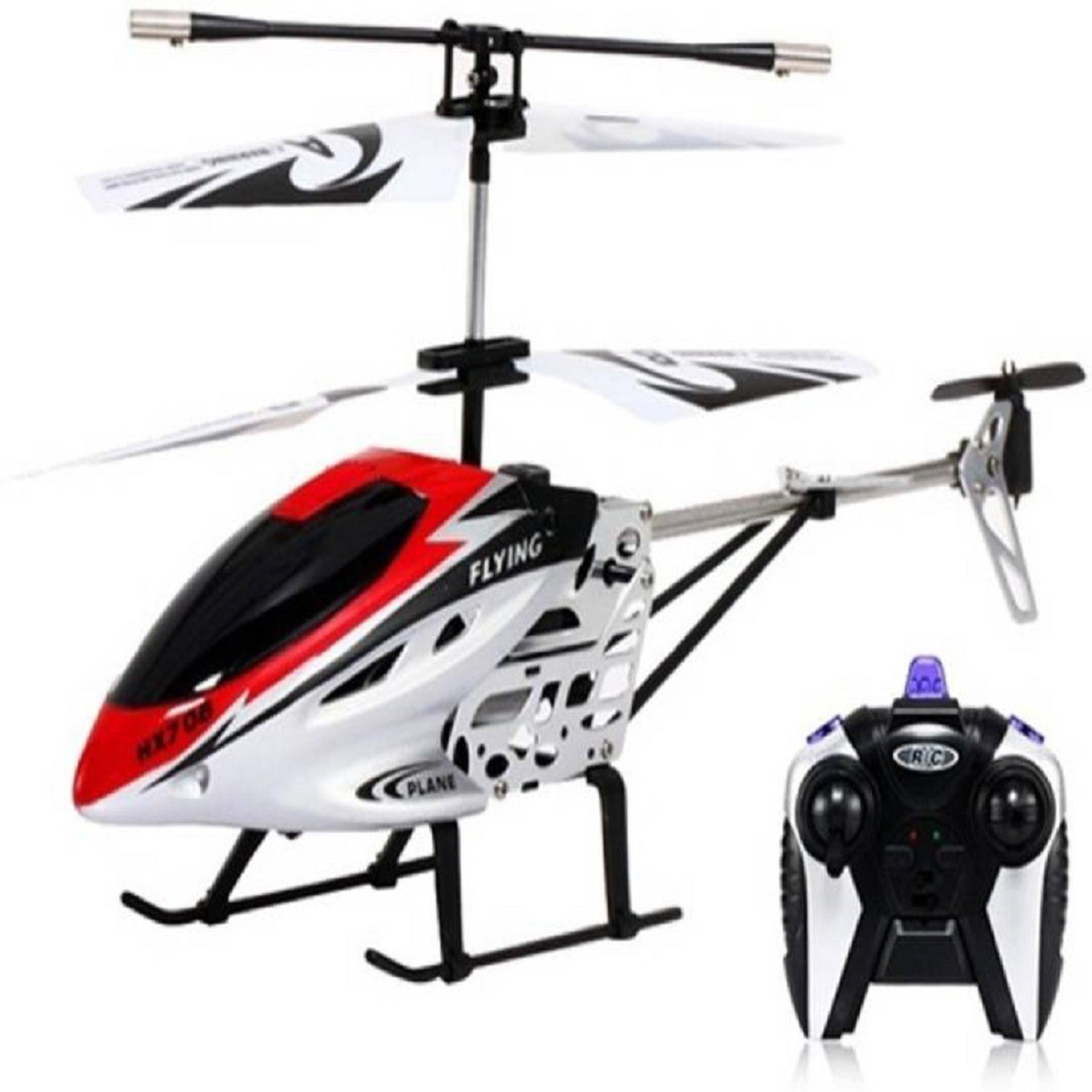 Shy Products Remote Control Helicopter Toy For Kids, (Red, Black