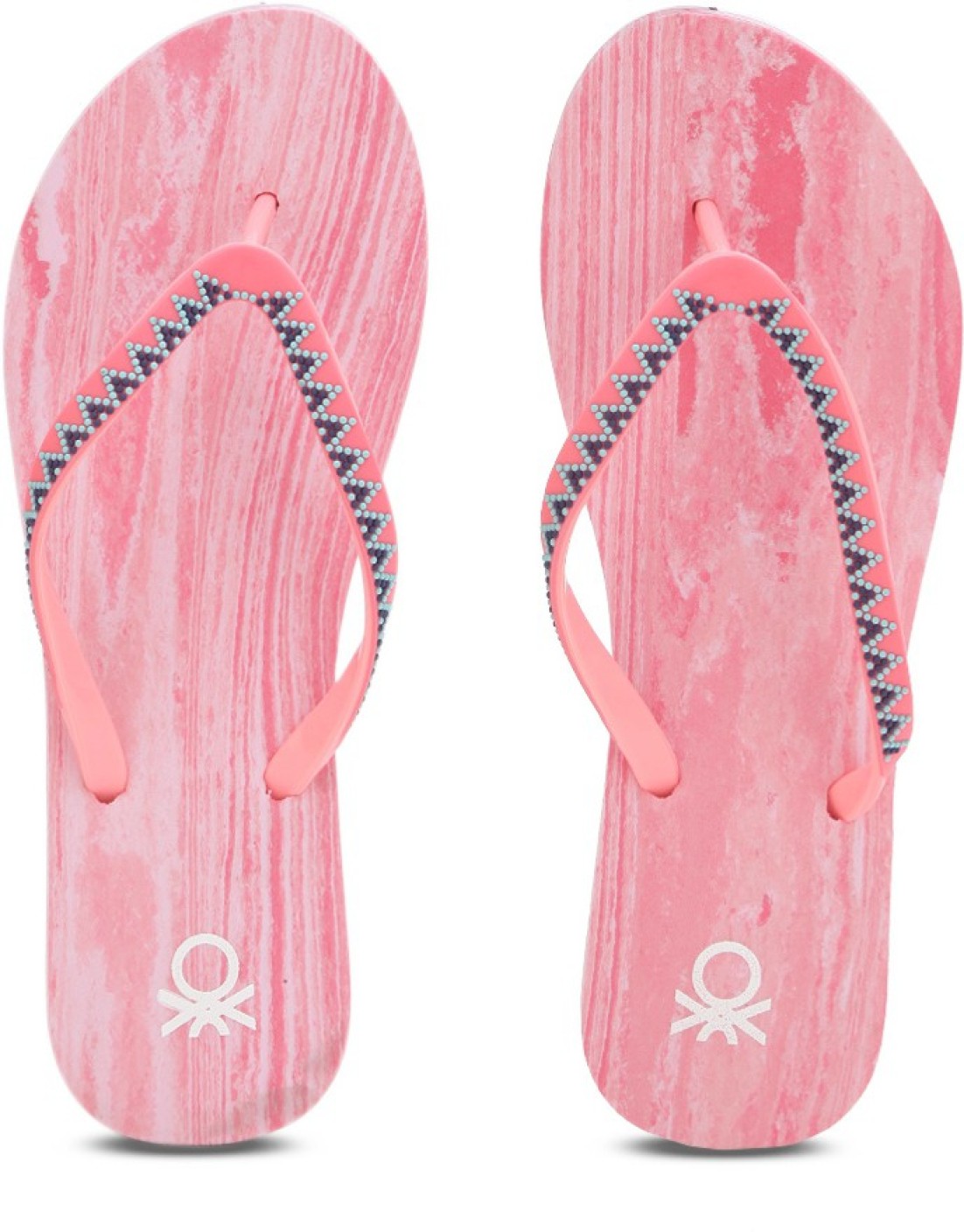 United Colors of Benetton UCB flip flops Slippers - Buy Pink Color ...