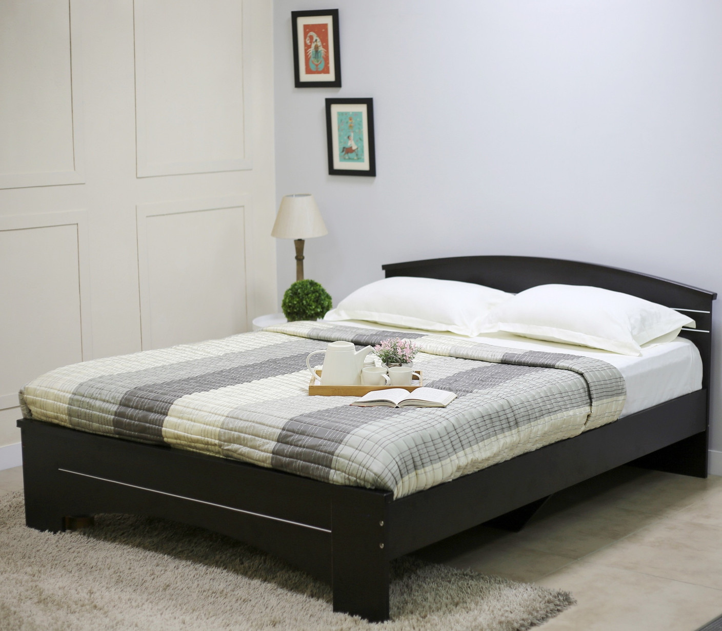 Spacewood Maxima Engineered Wood Queen Bed Price in India Buy