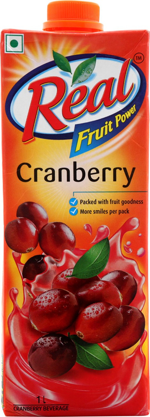 Real Fruit Juice Cranberry 1 L Price in India Buy Real Fruit Juice