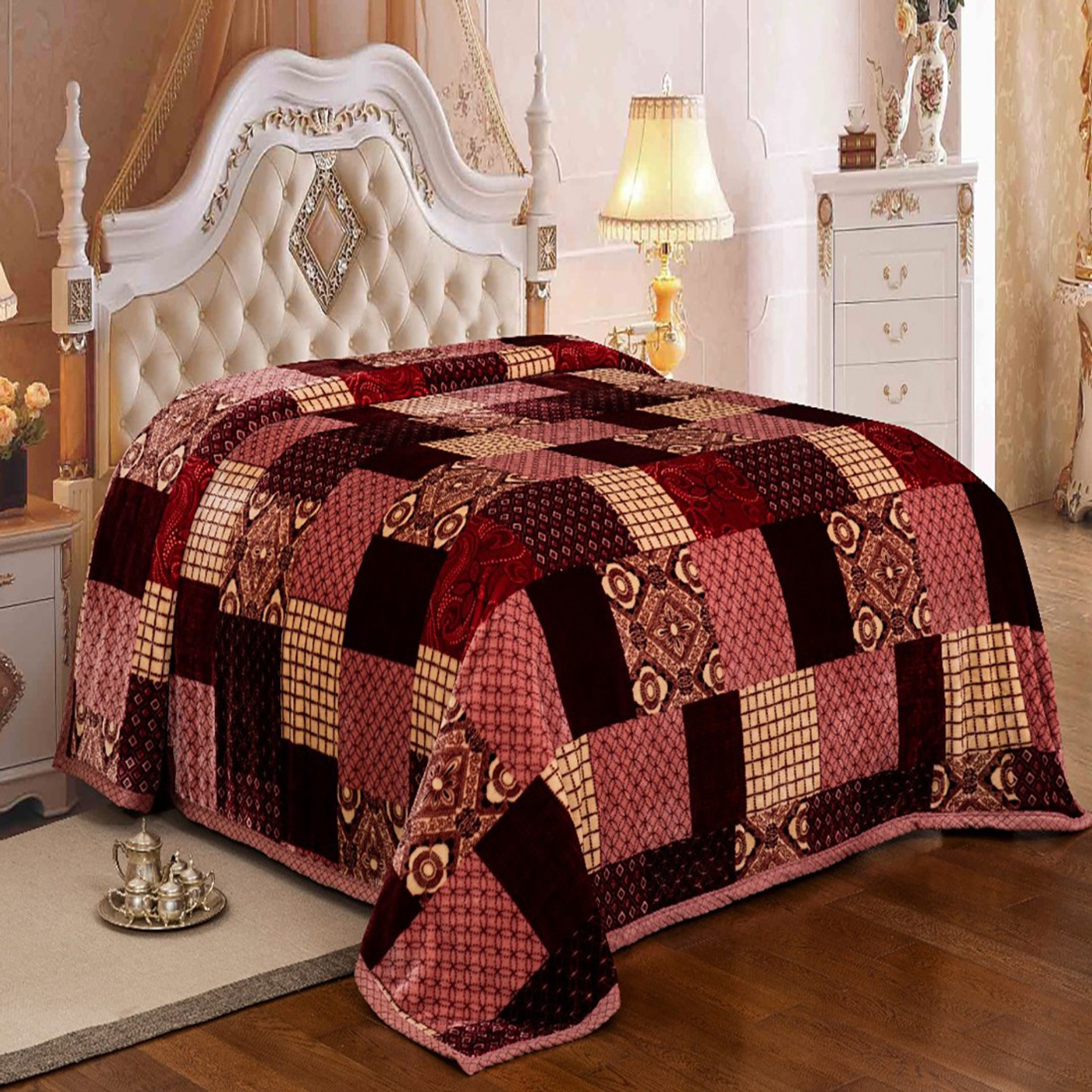 Signature Checkered Double Blanket Multicolor Buy Signature Checkered