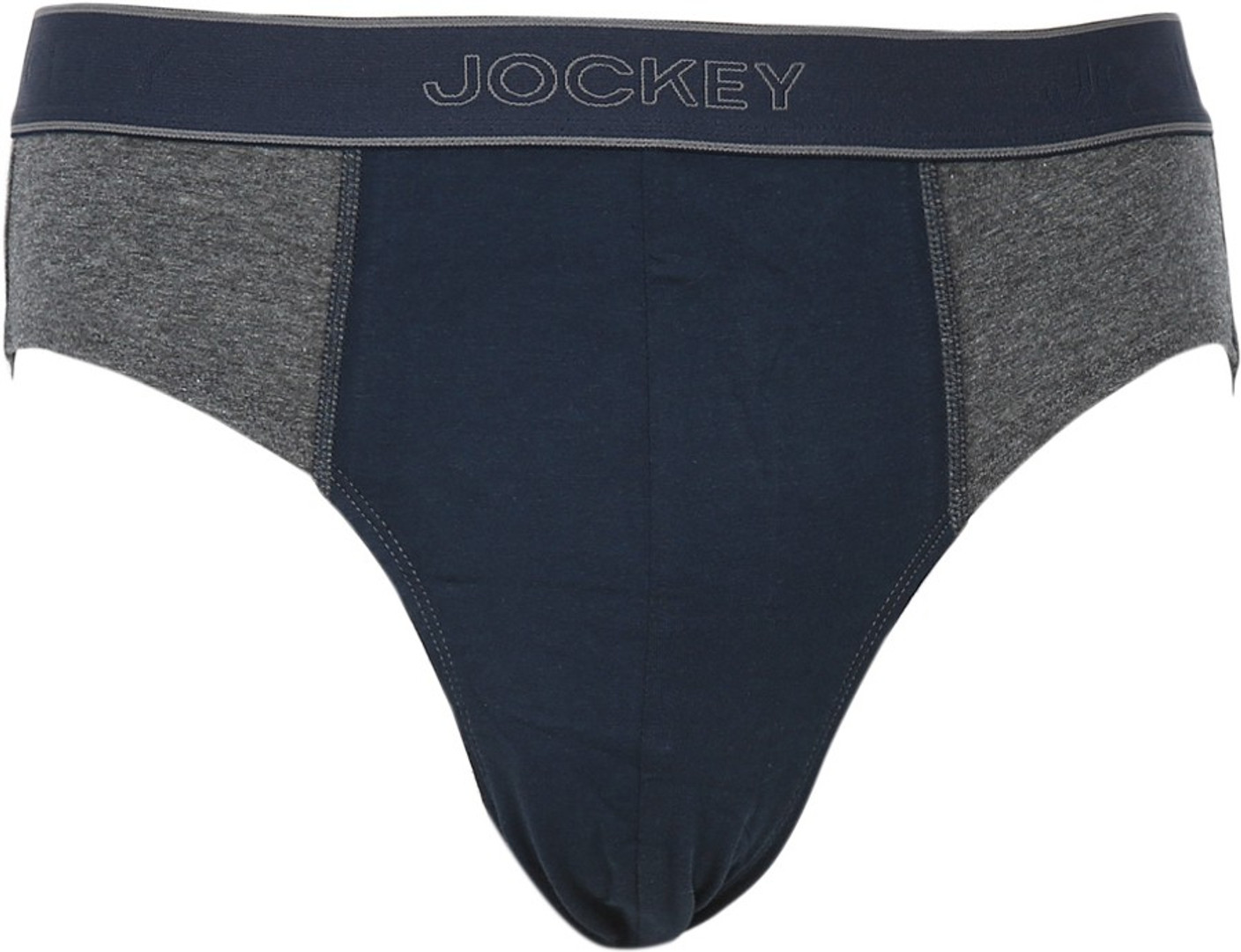 Jockey Men's Brief Buy Charcoal melange & navy Jockey Men's Brief