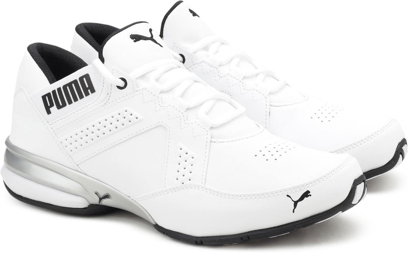 flipkart puma shoes white