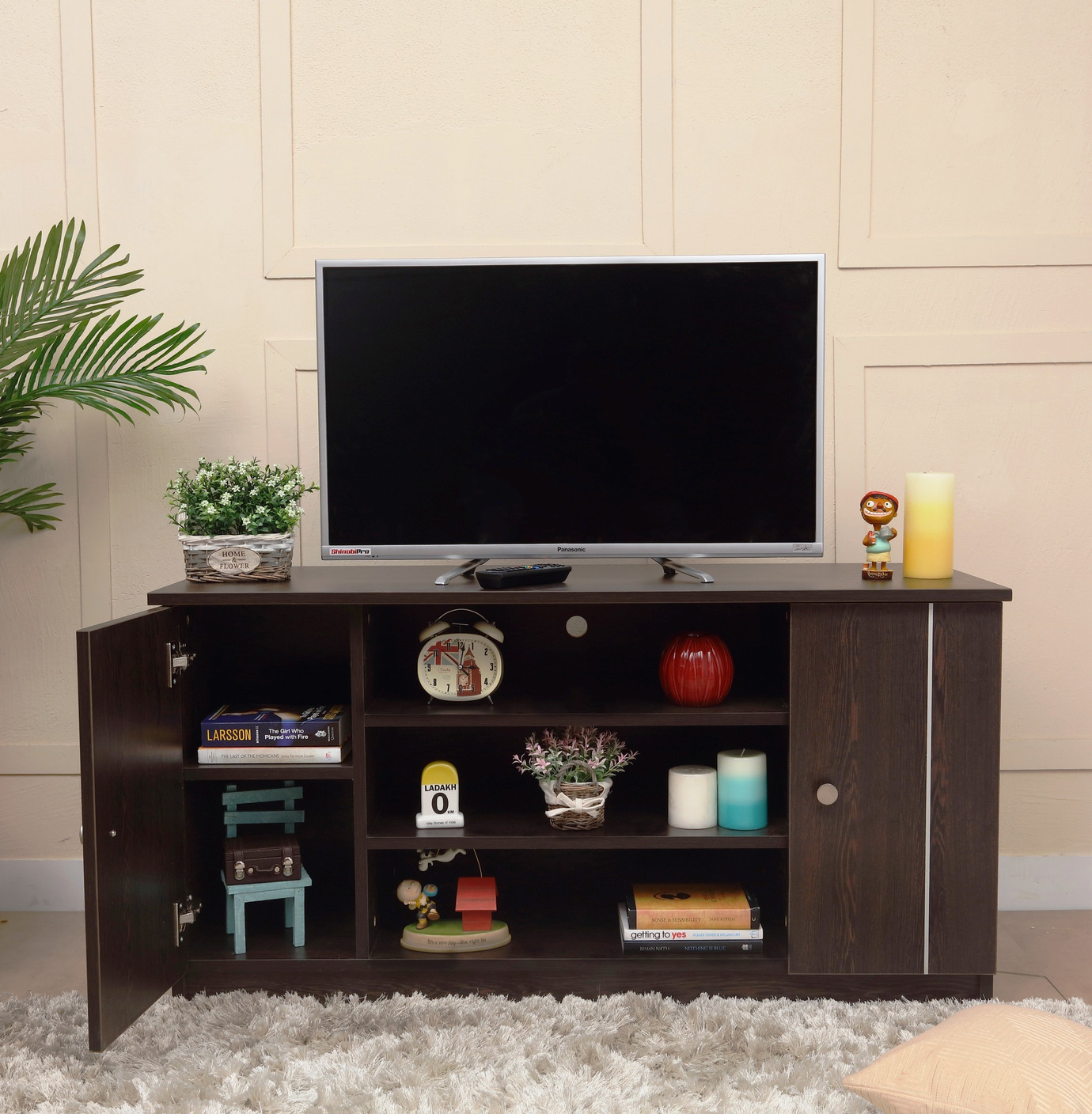 Valtos Engineered Wood TV Entertainment Unit Price in India Buy
