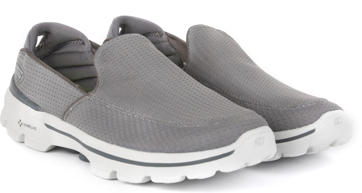 Skechers GO Walk 3 Walking Shoes For Men - Buy Grey Color Skechers GO ...