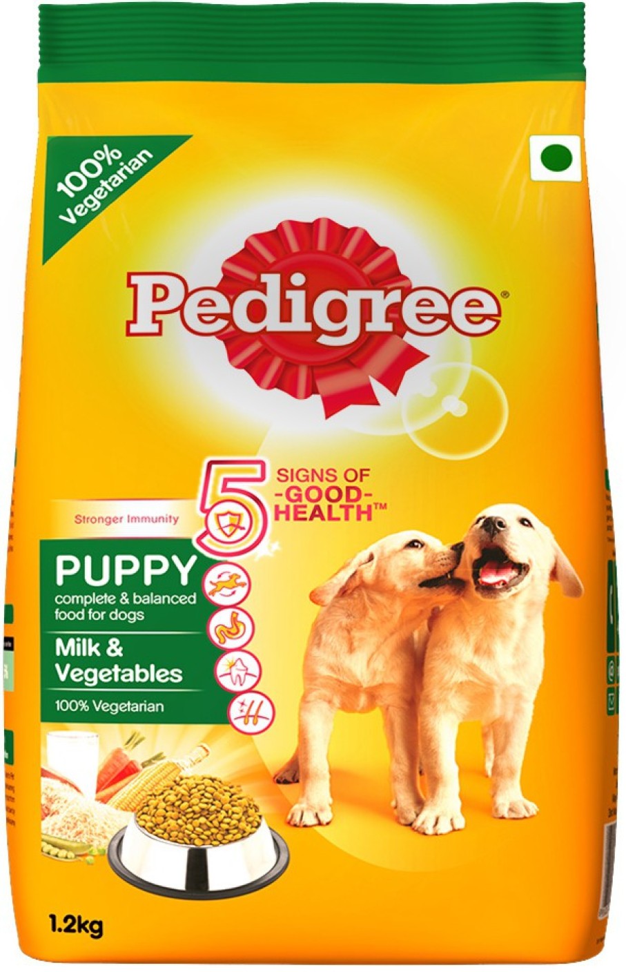 Pedigree Puppy Milk, Vegetable 1.2 kg Dry Dog Food Price