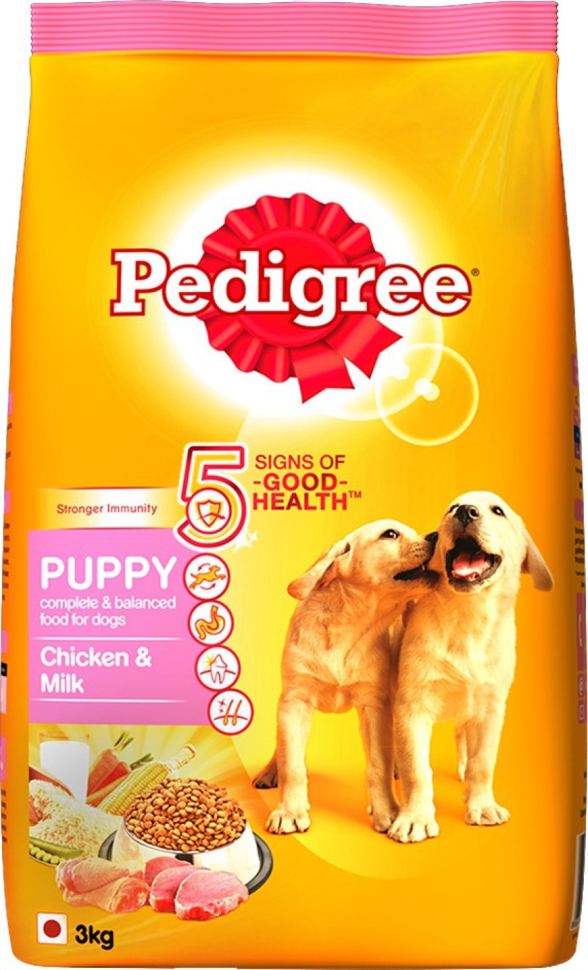 Pedigree Puppy Chicken, Milk Dog Food Price in India - Buy ...