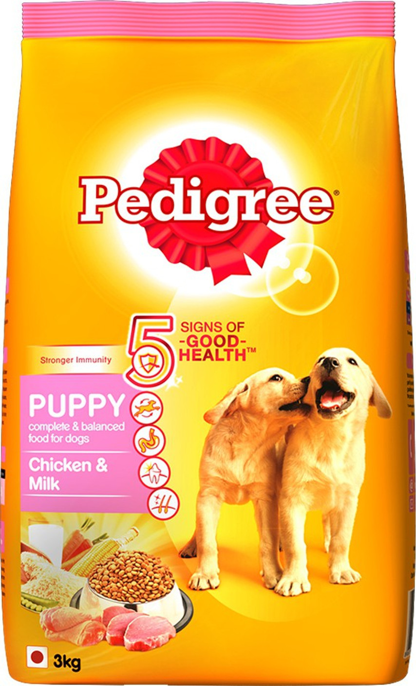 Pedigree Puppy Chicken, Milk Dog Food Price in India - Buy ...