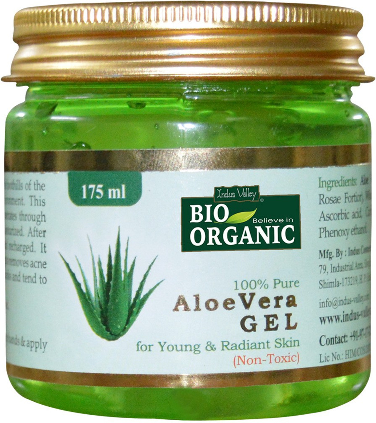 Indus Valley BIO Organic 100% Pure Aloe Vera Gel - Price ...