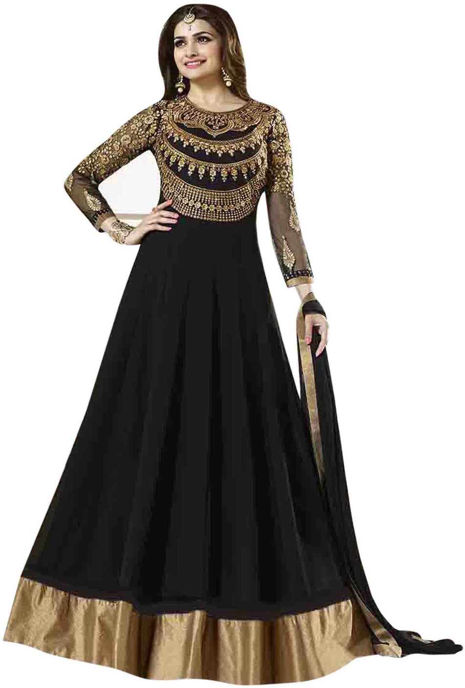 Fashion Basket Anarkali Gown Price in India - Buy Fashion Basket Anarkali Gown online at