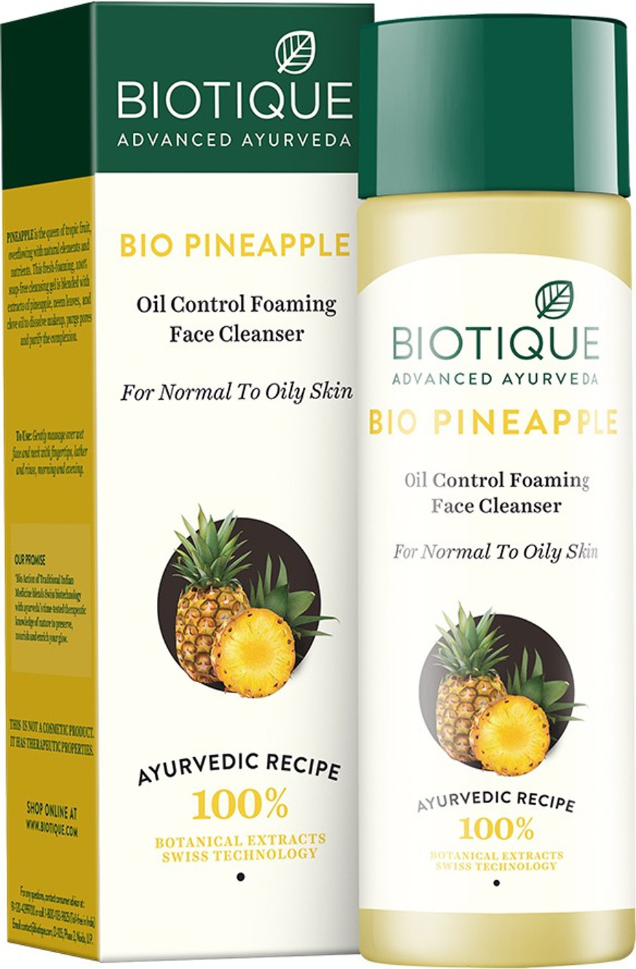 Biotique Bio Pineapple Cleanser Price in India, Buy Biotique Bio