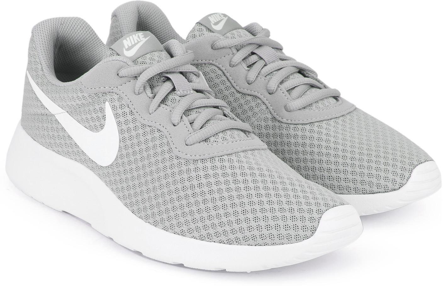 Nike TANJUN Running Shoes For Men - Buy WOLF GREY/WHITE Color Nike TANJUN Running Shoes For Men