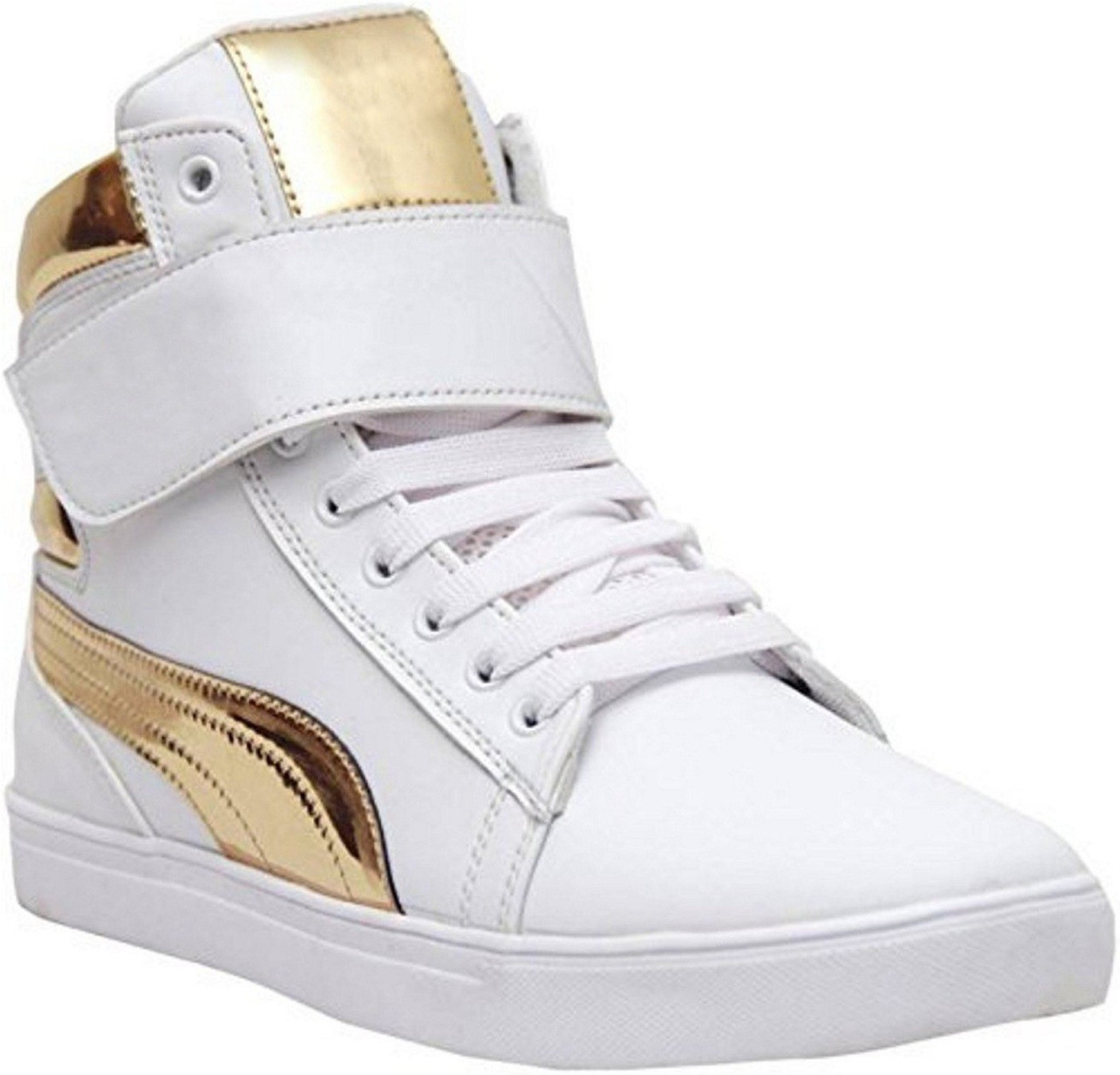white high ankle shoes