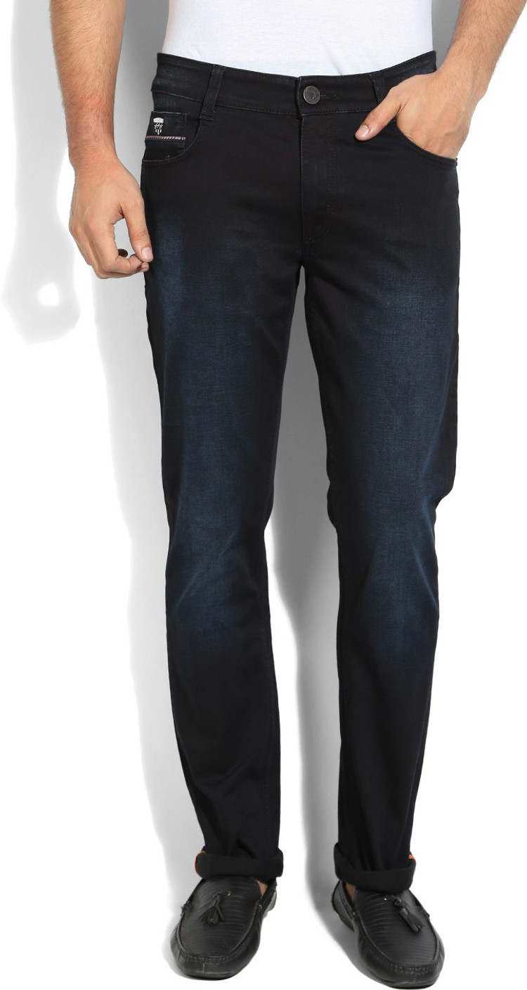 John Players Slim Men's Black Jeans Buy Jet Black John Players Slim