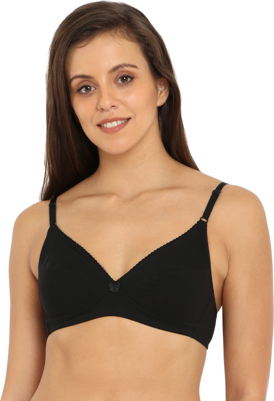 Jockey Women's Plunge Heavily Padded Bra - Buy Black ...